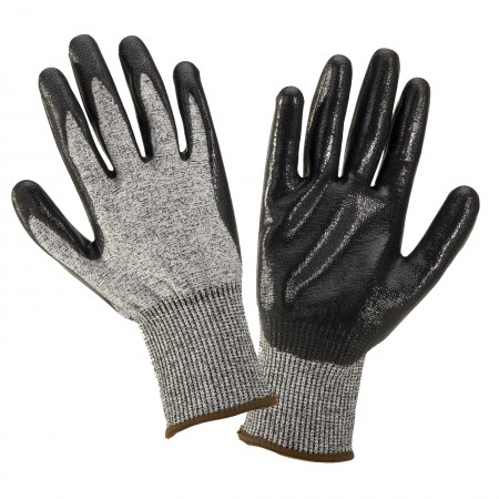 GLOVES NITRILE CUT RES  5, CARD, "10", CE, LAHTI PROFIX L200210K