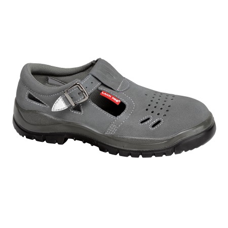 SANDALS, SUEDE, GREY, S1 SRC , "43", CE, LAHTI PROFIX L3060143