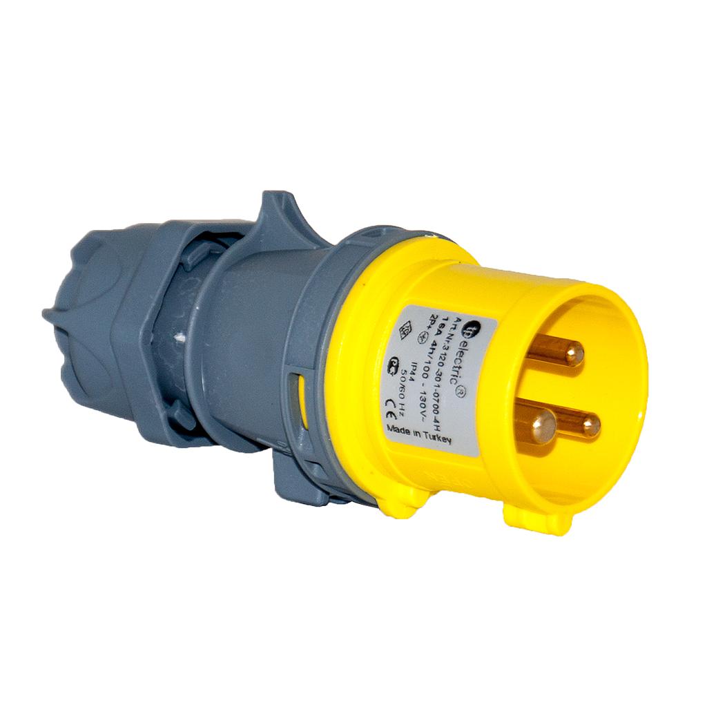 3x16A / IP 44 - 110V Duz Fiş 3120-301-0700-4h/3120-301-0701-4h TP ELECTRIC