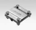 Fixing Clamps for 30x3/18mm galvanized grounding strip and Solid wire GERSAN GTE-204-A/1