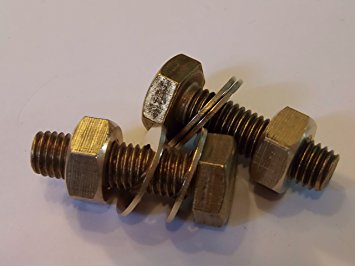 *Bolt M10x35mm (1qayka ,2şayba,1yaylı şayba) bronza   TWEMPZ-10104