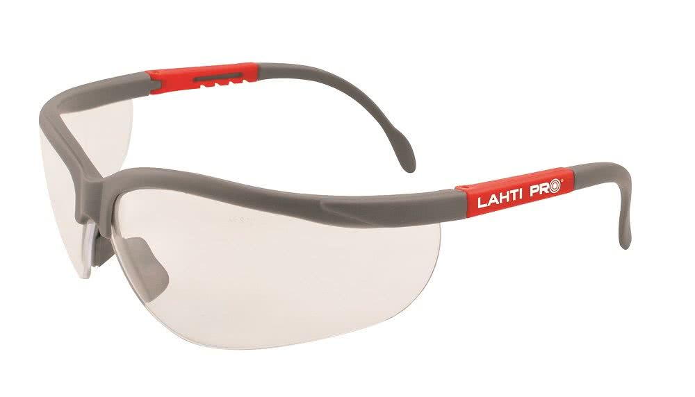SAFETY GLASSES, CLEAR, ADJUST., CE, LAHTI PR 46033