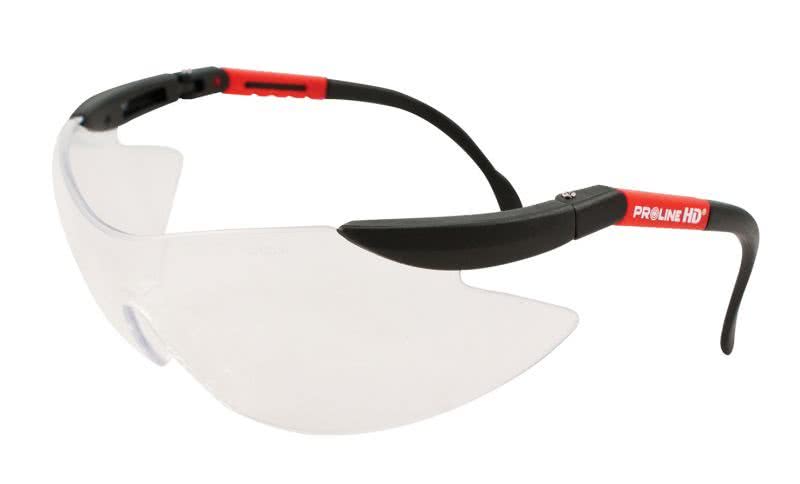 SAFETY GLASSES, CLEAR, ADJUST., POUCH+CORD, CE, LAHTI 46037