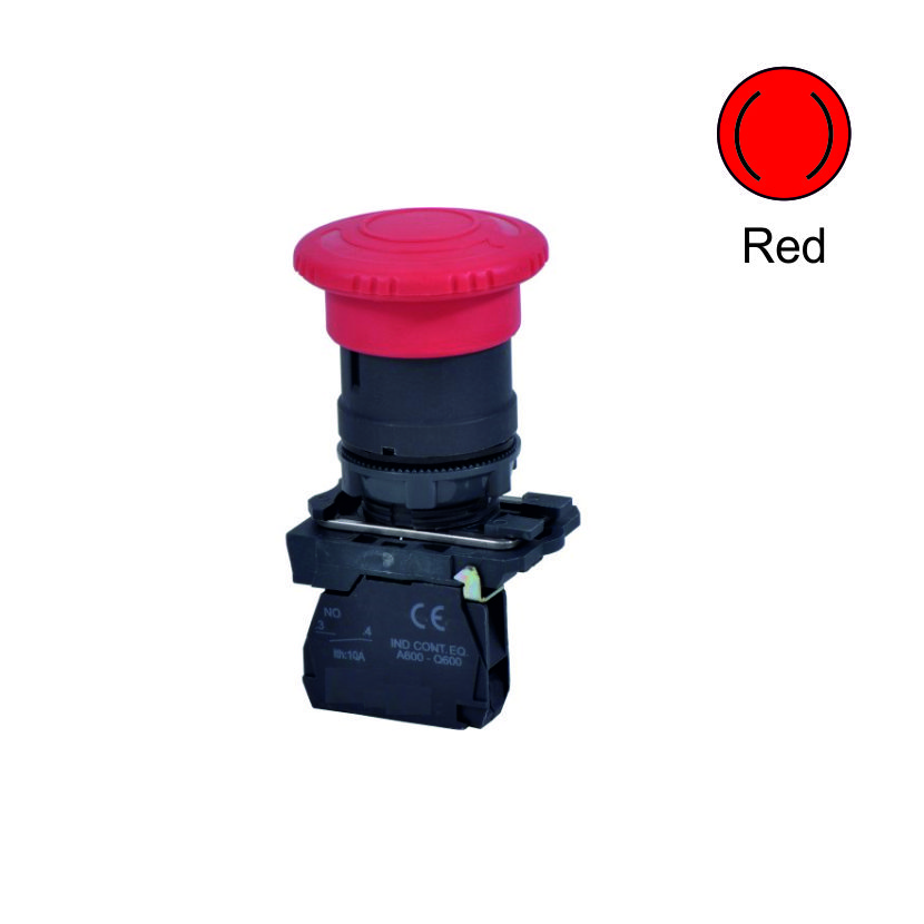 22mm Emergency Push Button 1NC Weiller WL5-AS542