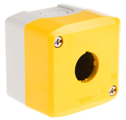 1 Way Push Button Box Yellow/Gray Weiller WL5-D101S