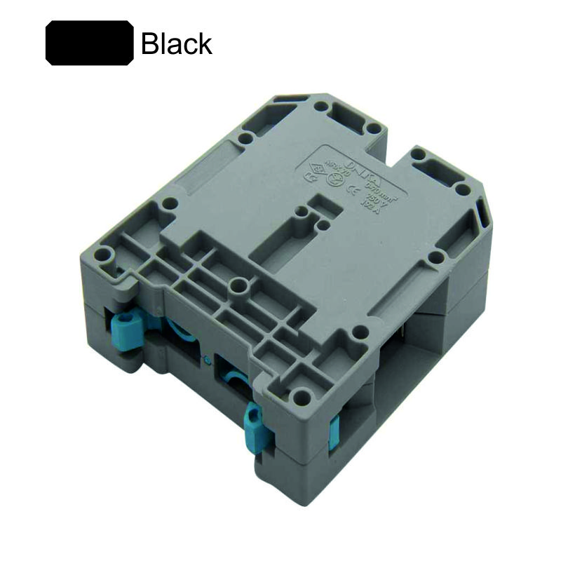 MRK-70mm  DIN Rail Mount Terminal Block  Black  ONKA 1084
