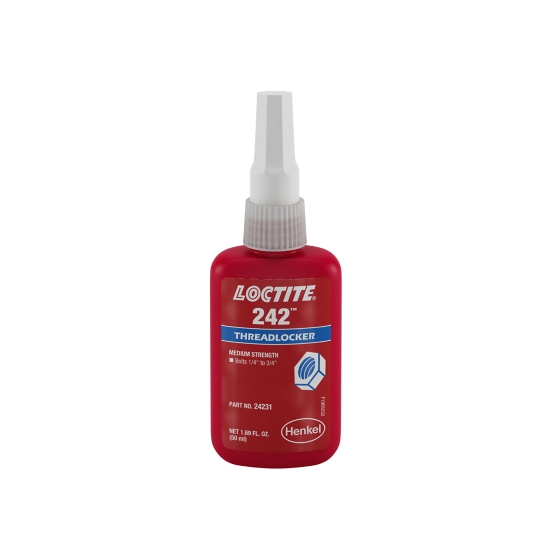 LOCTITE 242, 50ml  Adhesive, Threadlocking, Medium Viscosity
