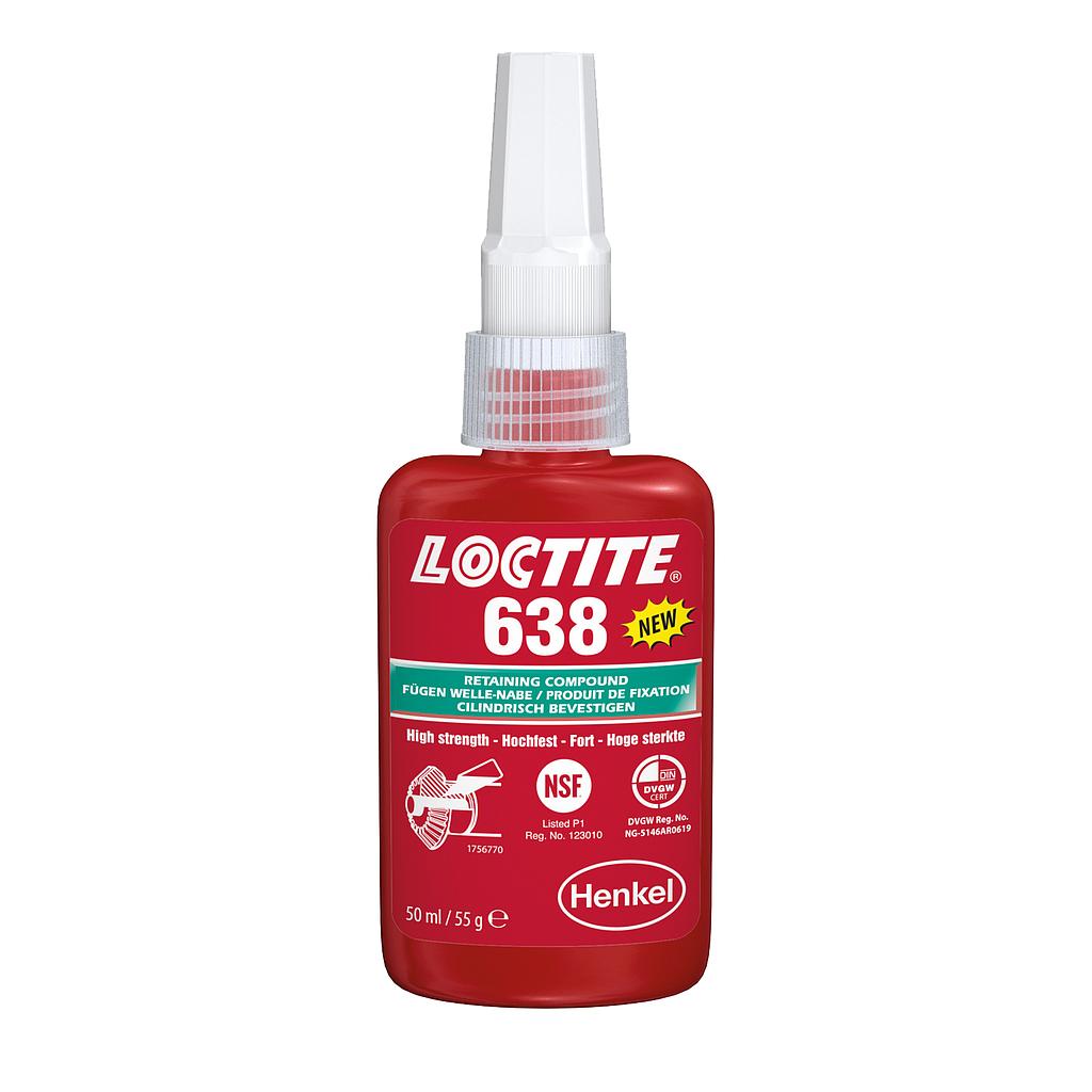 LOCTITE 638, 50ml Adhesive, Retaining, High Strength, High Viscosity