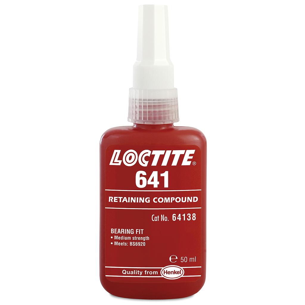 LOCTITE 641, 50ml Möhkəm Geçmə Komponenti Orta Bərkimə