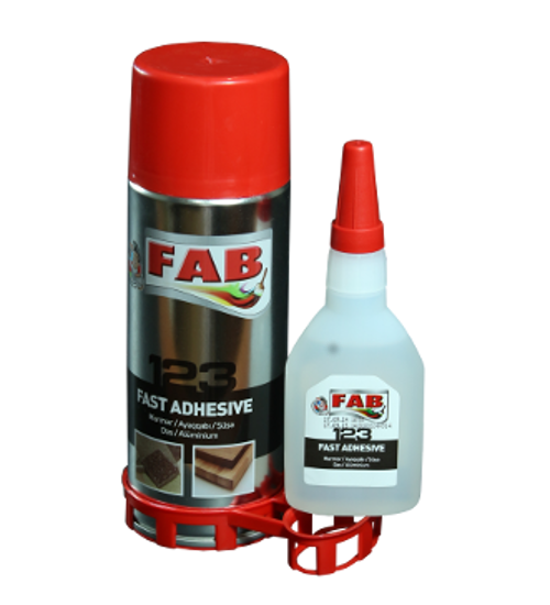 Клей МДФ KIT УНИВЕРСАЛЬНЫЙ 400мл + 100гр FAB Q/24P/24