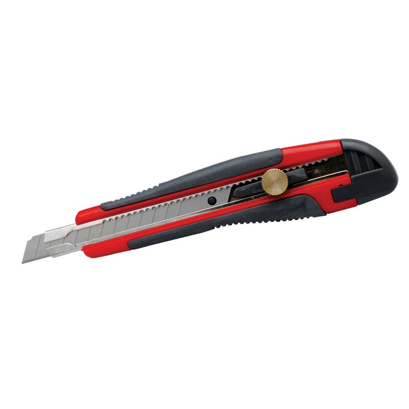 RETRACTABLE KNIFE - 9MM RUBBER HANDLE PROLINE 30039