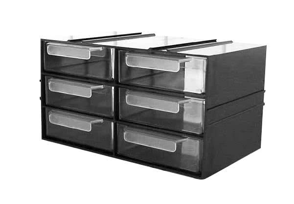 Коробка для хранения части ОРГАНИЗАТОР С РУЧКОЙ 6 DRAWERS  125*230*140 MM PROFIX 35805