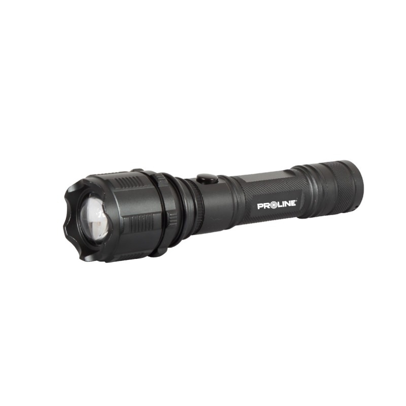 RECHARGEABLE FLASHLIGHT, ALU, LED XPG 300LM, CE, PROLINE 51034 