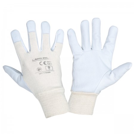 ПЕРЧАТКИ ЗАЩИТ. ИЗ КОЗЬЕЙ КОЖИ, РАЗ. 8, CE, PROFIX  L271708W