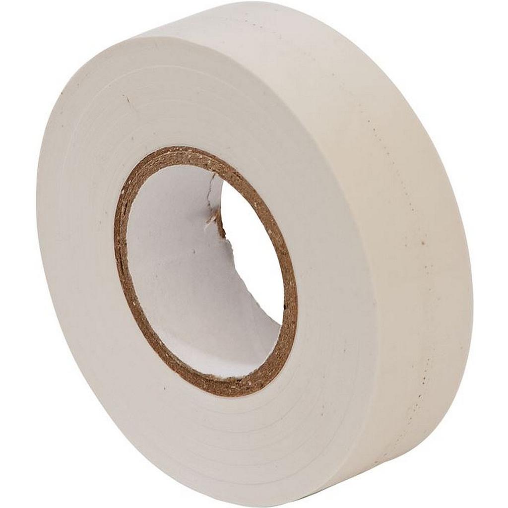 INSULATION TAPE 19MMx0.13MMx10 yds  (White)  TORK TPVC-19W/Globe 0011