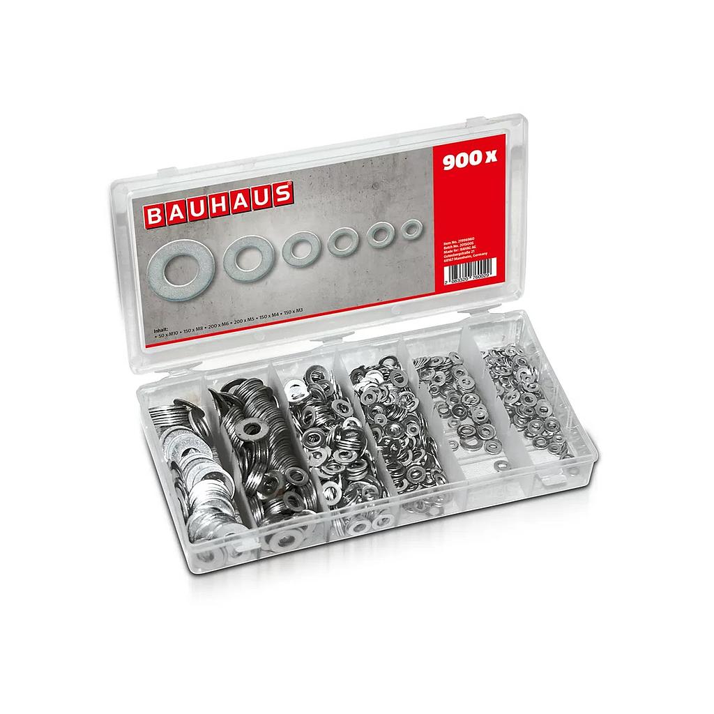900 pcs  Washer set (M3, M4, M5, M6, M8, M10) Bauhaus 21996960
