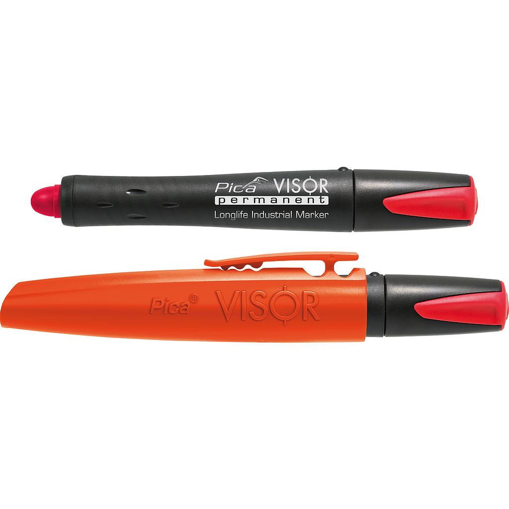 VISOR permanent marker, red Pica 990/40