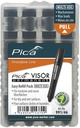 VISOR permanent refills,box of 4pcs black  Pica 991/46