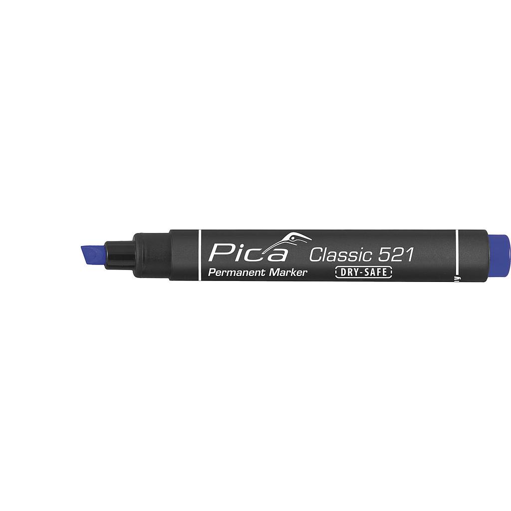 SİLİNMƏYƏN Daimi marker 2-6mm, Keski ucu, mavi Pica 521/41