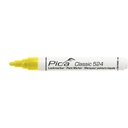 Paint-/Industry marker 2-4mm, Round tip, yellow Pica 524/44