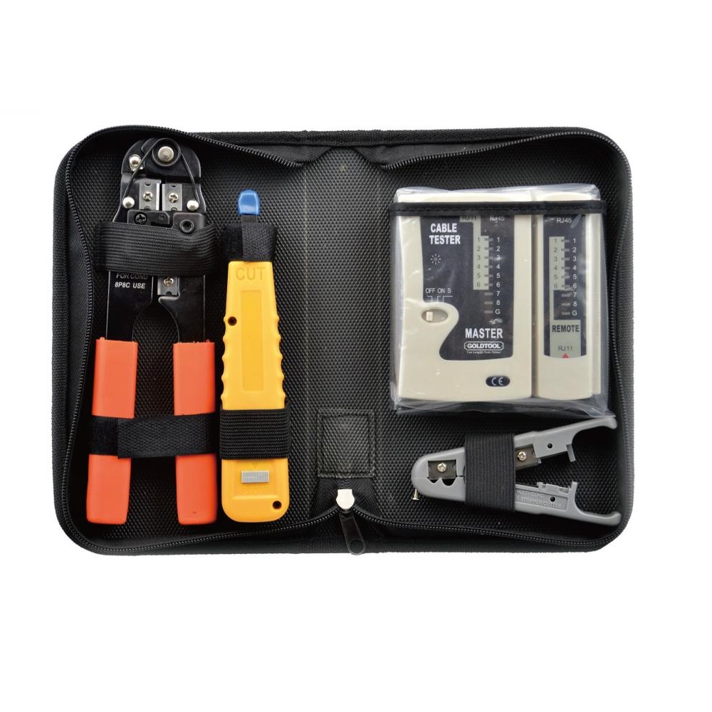 4-PIECE NETWORK TOOL KIT  GOLDTOOL  TTK-372