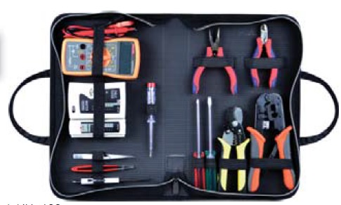 14 PIECE LAN MAINTENANCE TOOL KIT  GOLDTOOL  TTK-385