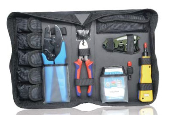 Coax / LAN  ŞƏBƏKƏ ALƏTİ DƏSTİ  GOLDTOOL  TTK-240