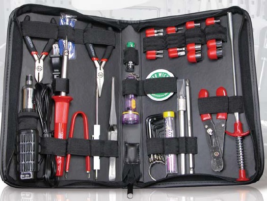 55-PARÇA PC Mühəndis Alət Dəsti GOLDTOOL GTK-055B