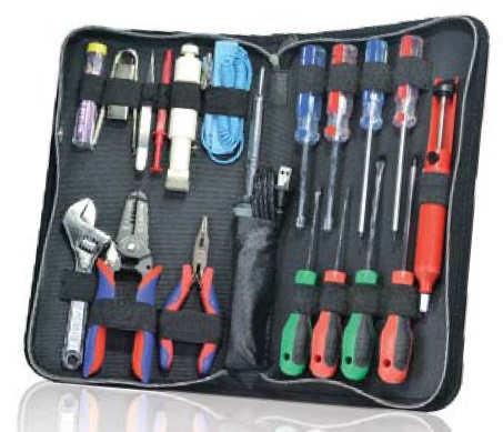 19 PIECE Service Engineer's Kit 230V, Packed: Box GOLDTOOL  GTK-202B