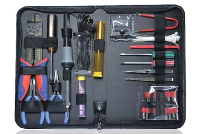 Набор паяльников 60 ПРЕДМЕТОВ с паяльником 30Вт 220В GOLDTOOL GTK-054