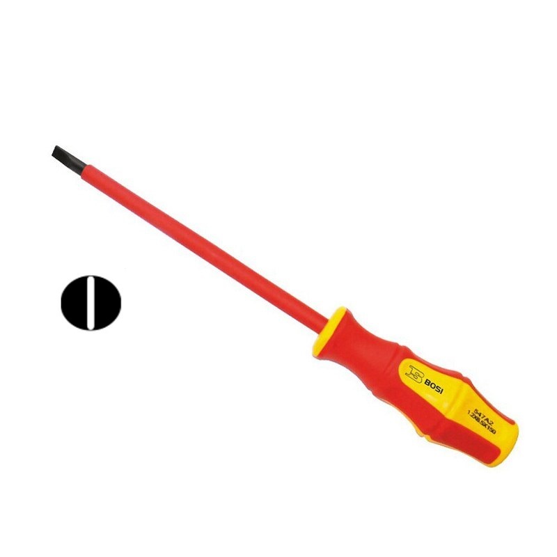 1.2*6.5*150mm 1000В VDE  Отвертка плоская  BOSI BS600020