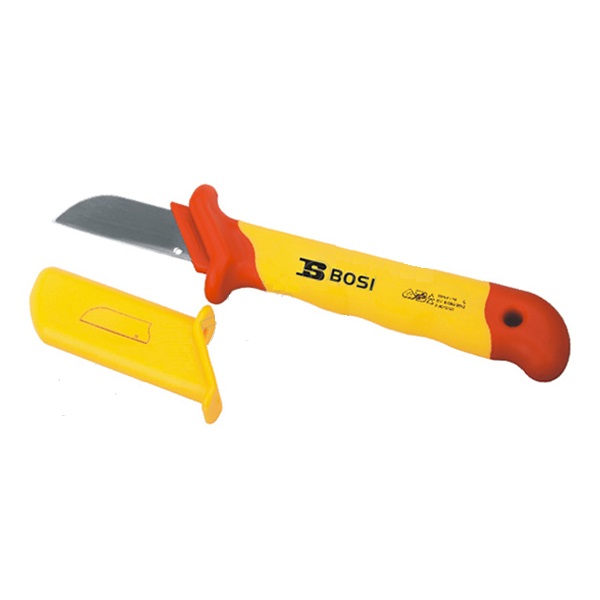 50*180mm 1000В VDE  Нож для зачистки проводов  BOSI BS600205
