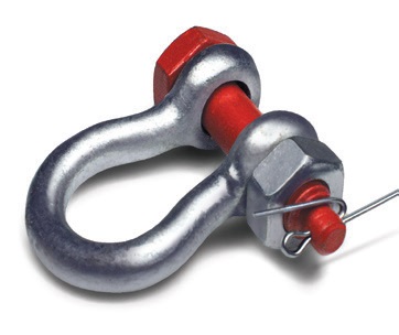 BOW SHACKLE HEAVY-DUTY WITH NUT M6 S.W.L. 500(kg) MIKALOR  09528345