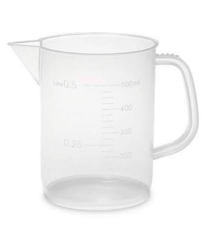 1000ML PLASTIC BEAKER WITH HANDLE PBWH01000