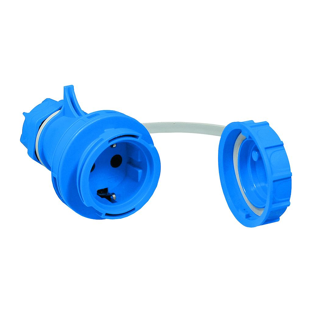 1x16A / IP68 - 220V Uzatma Prizi 3101-370-0900 TP ELECTRIC