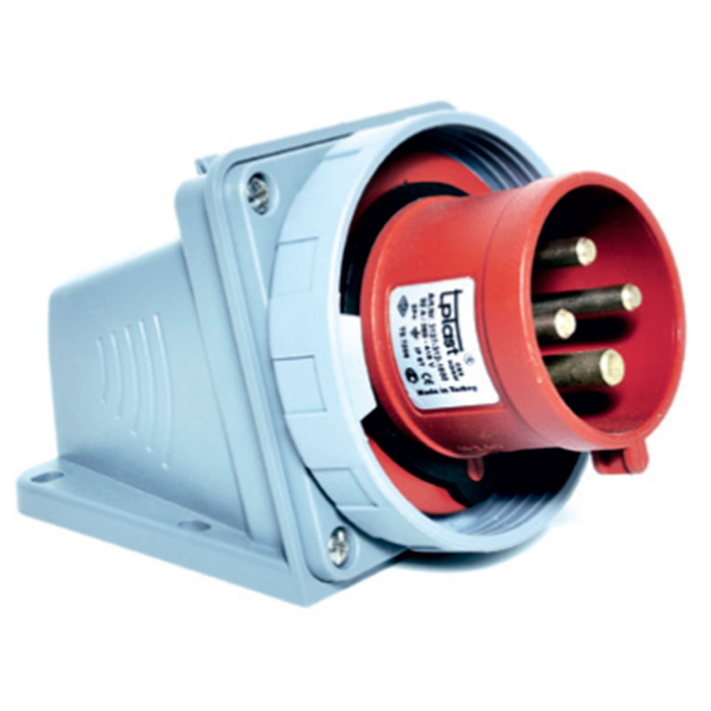 4x32A / IP67 - 380V Вилка настенного монтажа 3127-312-1600 TP ELECTRIC