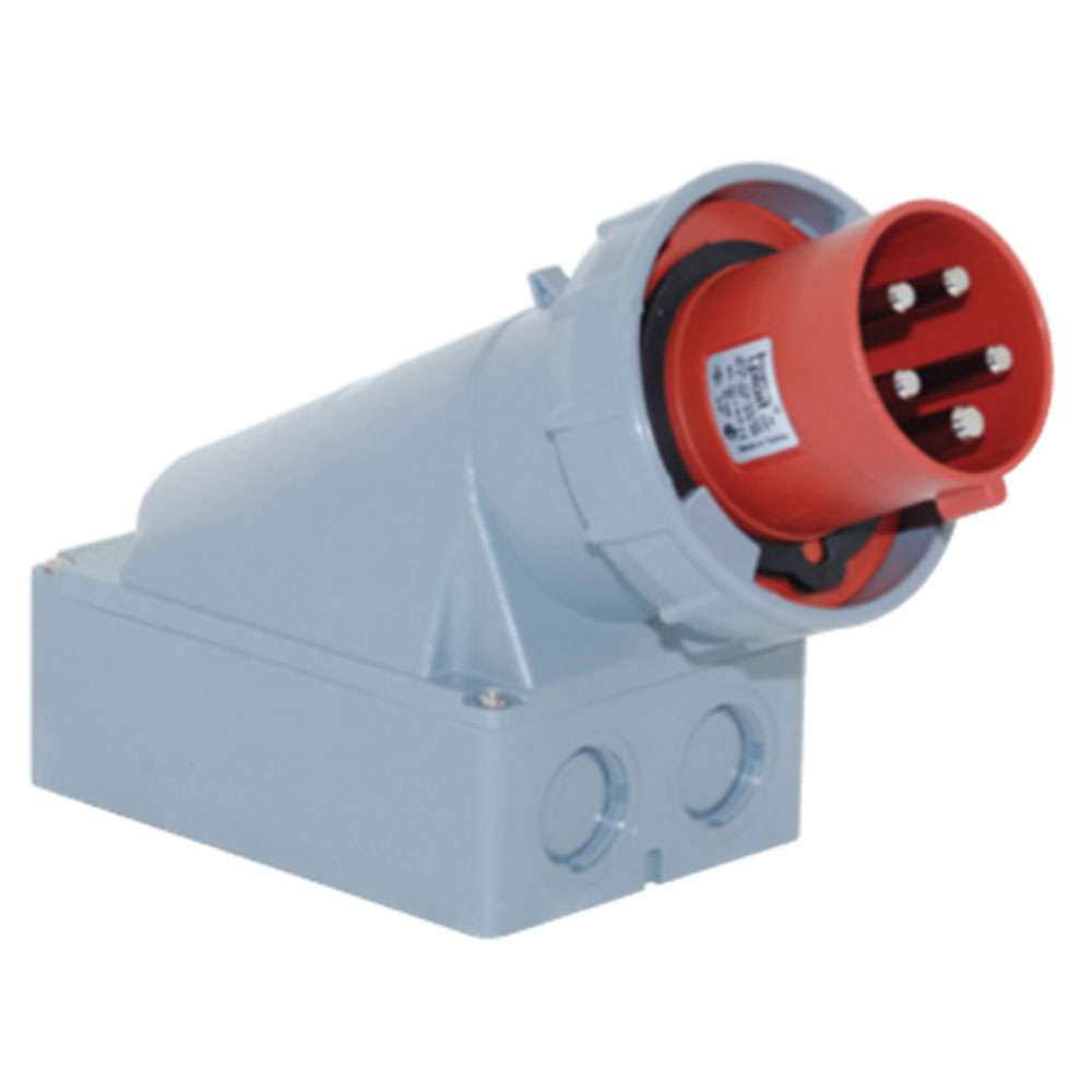 5x63A / IP67 - 380V Вилка настенного монтажа 3134-312-1600 TP ELECTRIC
