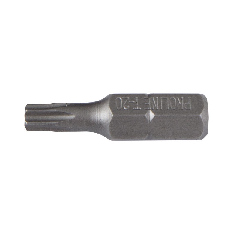 TORX BITS 1” 25MM -10 PCS, T15 WITH HOLE   PROLINE 10677