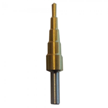 SPIRAL STEP DRILL HSS TIN 4.0-12MM PROLINE 77800
