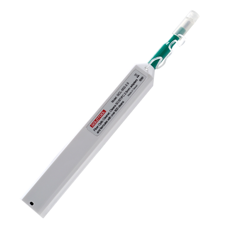 FIBER OPTIC CLEANER LC/MU 2.5mm ADAPTER FERRCULES 'OVER 800 CLEANS  GOLDTOOL GCL-002-2.5