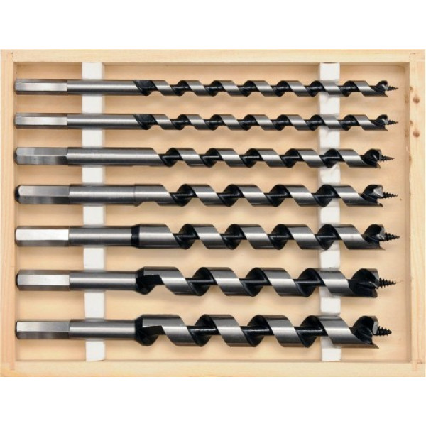 AUGER BITS, FOR WOOD, 7 PCS SET (6-18MM), 230MM, PROLINE 26847
