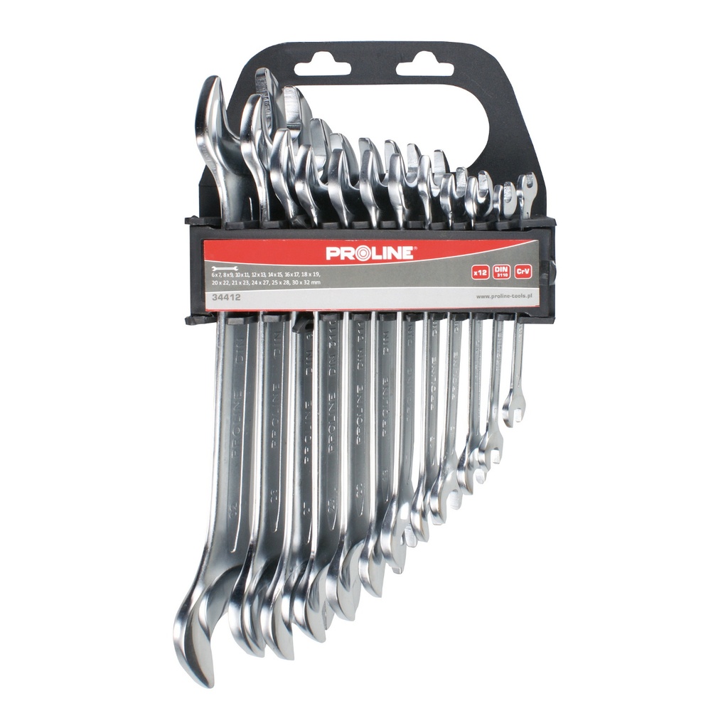 8lı Açıq ağız Açar Dəsti 6*7-20*22 MM PROLINE 34408