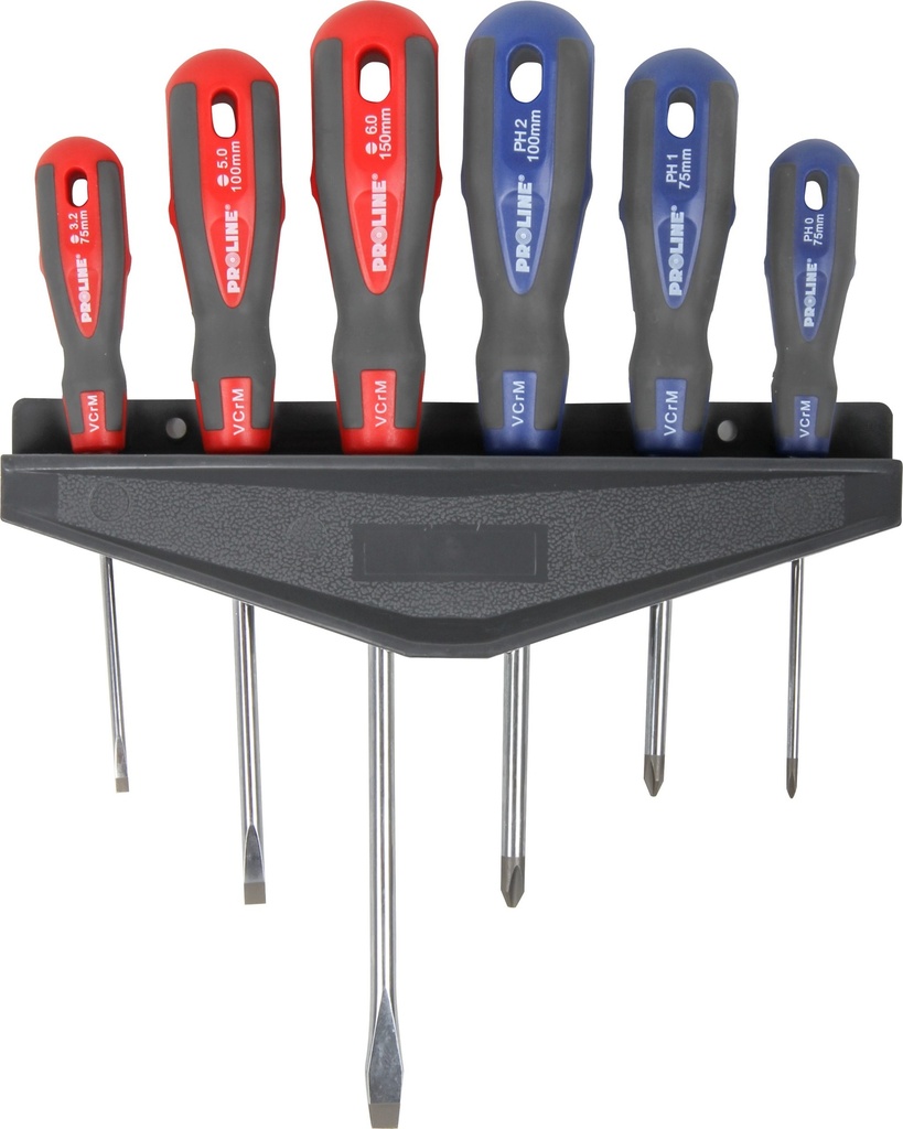 “SOFT –TOUCH” SCREWDRIVERS 6PC SET PROLINE 10207