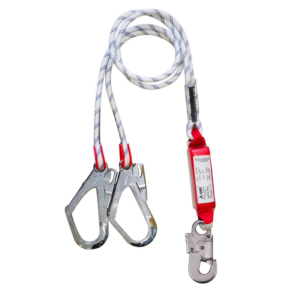 SAFETY ABSORBER WITH DOUBLE ROPE 1,8M, CE A-Stabil EAL10205