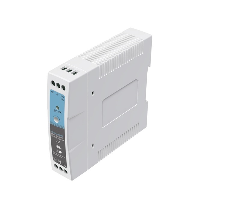 10W 24VDC рельсовый монтажный AC/DC адаптер MERVESAN MT-MDR-10-24