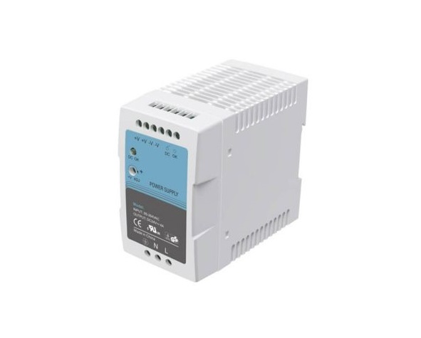 100W 24VDC рельсовый монтажный AC/DC адаптер MERVESAN MT-MDR-100-24