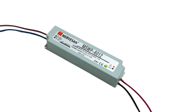 60W 12VDC AC/DC Adapter MERVESAN MTWP-60-12