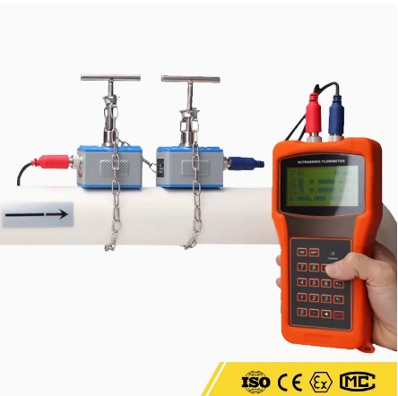 Boru Ölçüsü 20mm/6000mm Ultrasonik Axın Ölçən UF2000H