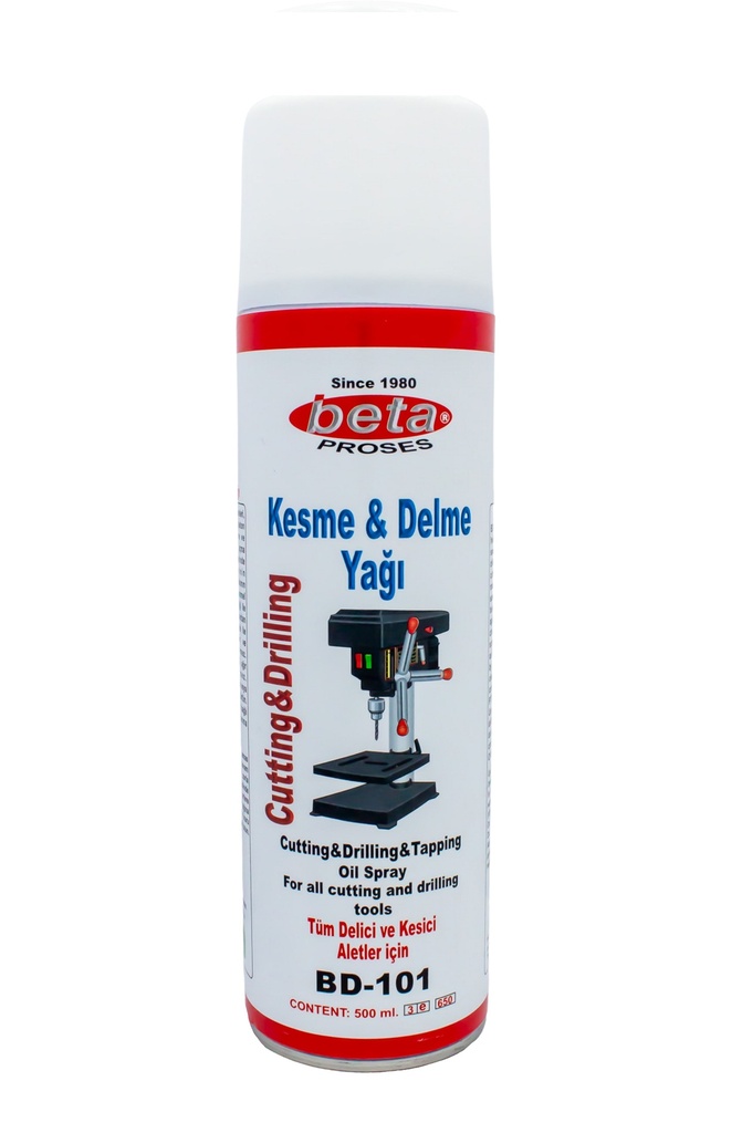 Kəsmə və Deşmə Yağı Spreyi 500 ml BETA BD-101