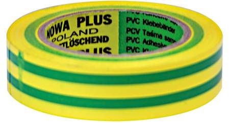 INSULATION TAPE - PVC 19*0.13MM LENGTH 10M YELLOW-GREEN (1KV) TORK TPVC-19YG